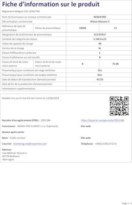 NEXEN TIRE vierseizoenenbanden "n&apos;blue 4season 2". tires gj 215/55r17 98v nexen nblue 4 season2 xl