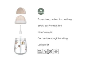 Mepal rietjesbeker mio 300 ml forest friends Mepal rietjesbeker mio 300 ml forest friends