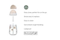 Mepal rietjesbeker mio 300 ml forest friends - thumbnail