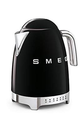 Smeg KLF04BLEU Jaren 50 variabele waterkoker, zwart - thumbnail