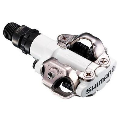 Shimano systeem-pedaal "pd-m 520" pedal shim. pd-m520 spd both s.alu wh.