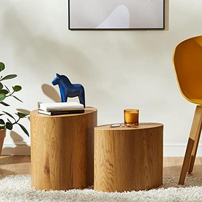 Bendt Salontafel 'Petrine' Eiken-look, Set van 2 stuks Bendt Salontafel 'Petrine' Eiken-look, Set van 2 stuks