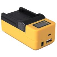Compacte oplader voor Sony accu NP-BX1 - met LCD en USB aansluiting - thumbnail