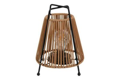 Decostar Tafellamp Solar con Onora 22 cm bruin Decostar Tafellamp Solar con Onora 22 cm bruin