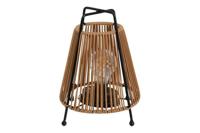 Decostar Tafellamp Solar con Onora 22 cm bruin - thumbnail