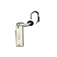 Dictator deuropvanger 1100 met lage haak 1011 vernikkeld - thumbnail