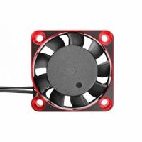 Team Corally - Ultra High Speed Cooling Fan TF-30 w/BEC connector - 30mm - Color Black - Red - thumbnail