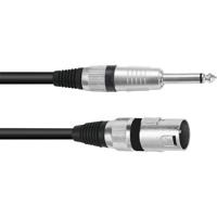 OMNITRONIC Adapter Cable XLR(M)/Jack mono 0.9m bk - thumbnail