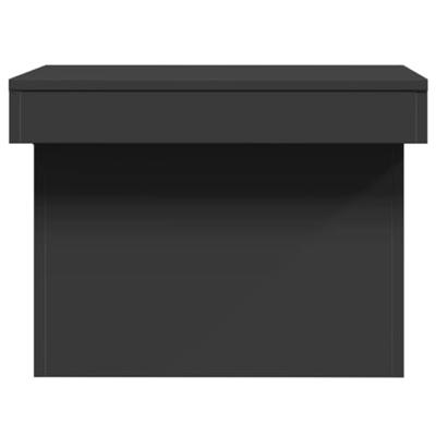 Salontafel 100x55x40 cm bewerkt hout zwart