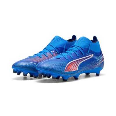 PUMA Ultra 6 Match+ High Gras / Kunstgras Voetbalschoenen (MG) Blauw Wit Felrood