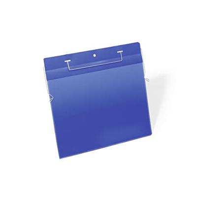 Durable Documentenzak | B297xH210 mm DIN A4 dwars | met flexibele draadbeugel | donkerblauw | pak a 50 stuks - 175407 175407