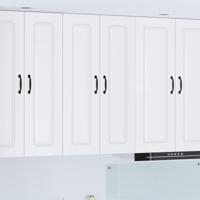 Keukenkast Kalmar Hoogglans wit 60 x 31 x 100 cm Bewerkt hout - thumbnail