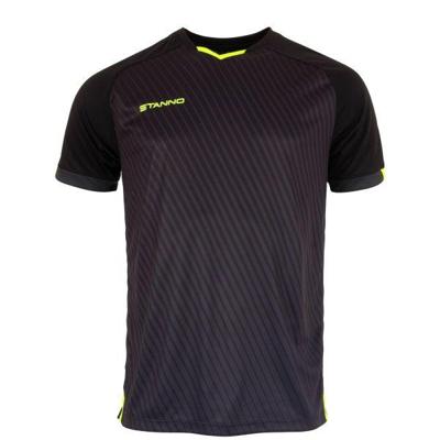 Stanno 410009 Volt Shirt - Black-Anthracite-Neon Yellow - 2XL Stanno 410009 Volt Shirt - Black-Anthracite-Neon Yellow - 2XL