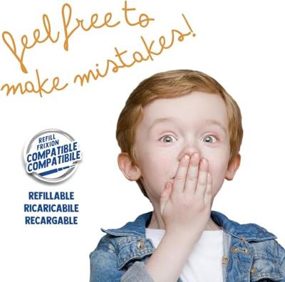 Carioca gelroller Oops, medium, uitwisbaar, doos van 12 stuks, blauw