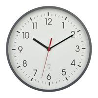 TFA Dostmann 60.3550.10 Wandklok Zendergestuurd 24.5 cm x 42 mm Grijs - thumbnail