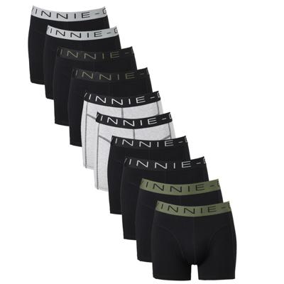 Vinnie-G Boxershorts Voordeelpakket 10-pack Black / Forest Green / Grey-XXL