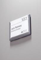 Durable Click Sign deurnaamhouder, ft 14,9 x 10,5 cm, grijs - thumbnail