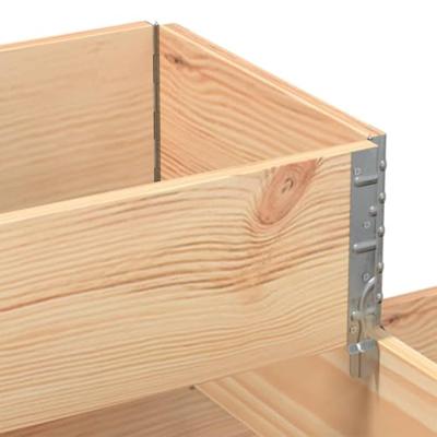 VidaXL Verhoogde plantenbak 3-laags 120x80 cm massief grenenhout VidaXL Verhoogde plantenbak 3-laags 120x80 cm massief grenenhout