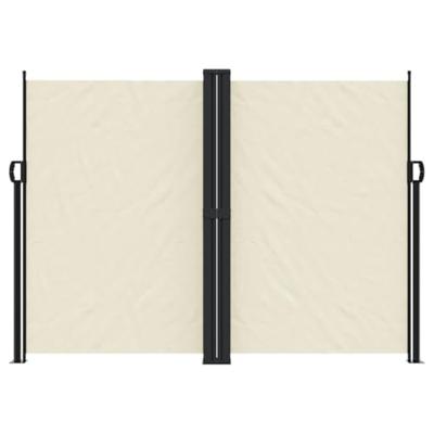 Tuinscherm uittrekbaar 180x600 cm crmekleurig