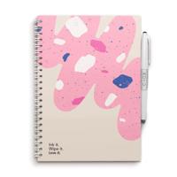 MOYU Uitwisbaar notitieboek - hardcover a5 - flamingo desert - thumbnail