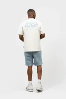 Equalité Societe 2.0 Oversized T-Shirt Heren Gebroken Wit/Lichtblauw - Maat XL - Kleur: Gebroken Wit | Soccerfanshop - thumbnail