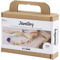 Creativ Company Mini hobbyset sieraden, stoere halsketting, kleurrijk, 1 doos - thumbnail