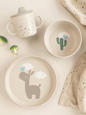 Set eerste maaltijd Foodie DONE BY DEER zandbeige Set eerste maaltijd Foodie DONE BY DEER zandbeige