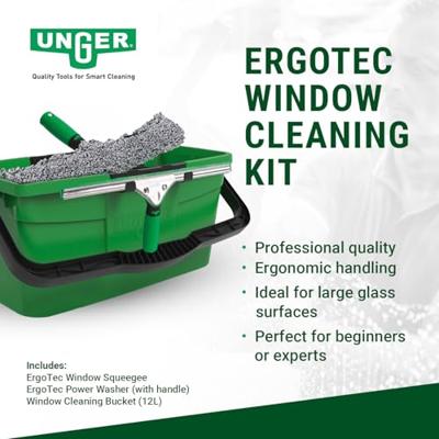 Glasreinigingskit Unger 3in1 Ergotec