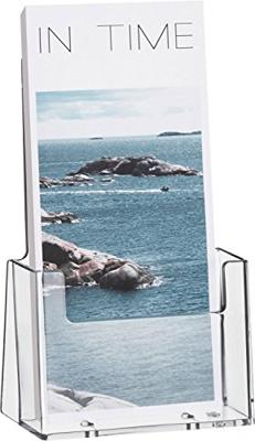 Helit H2351002 Folderhouder Glas (helder) 1/3 DIN A4 staand Aantal vakken 1 1 stuk(s) (b x h x d) 116 x 186 x 65 mm Helit H2351002 Folderhouder Glas (helder) 1/3 DIN A4 staand Aantal vakken 1 1 stuk(s) (b x h x d) 116 x 186 x 65 mm