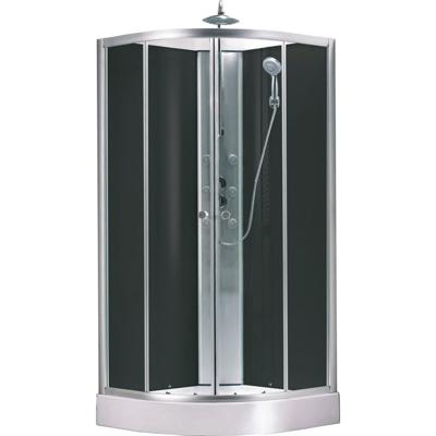 Xellanz Jupiter complete douchecabine 90x90x225 alu mat 5mm glas Xellanz Jupiter complete douchecabine 90x90x225 alu mat 5mm glas