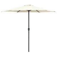 VidaXL Parasol met aluminium paal 270x246 cm zandwit - thumbnail