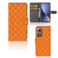 Xiaomi 12 | 12X | Telefoon Hoesje | Batik Oranje - thumbnail