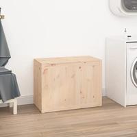 Wasmand 88,5x44x66 cm massief grenenhout - thumbnail