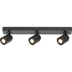 Freelight Spot Razza 3 lichts L 54 cm GU10 zwart