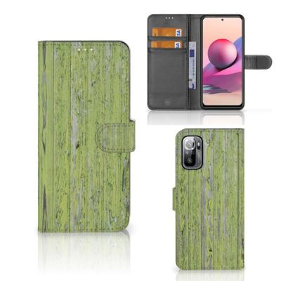 Xiaomi Redmi Note 10/10T 5G | Poco M3 Pro | Book Style Case | Green Wood