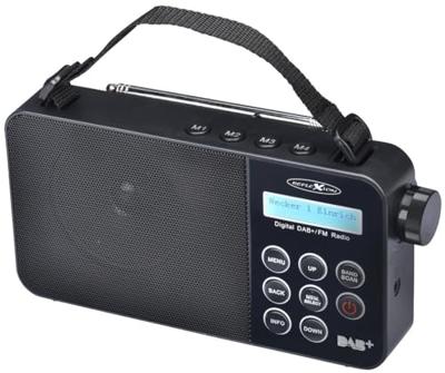 Reflexion CLR24BT Wekkerradio VHF (FM) Radio, USB, Bluetooth, AUX, SD Acculaadfunctie, Wekfunctie