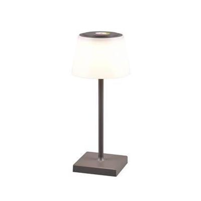 Trio Oplaadbare tafellampSanchez antraciet - R54126142