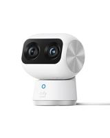 eufy Security Indoor Cam S350 Dual Camera's 4K UHD Indoor Beveiligingscamera met 8× Zoom en 360° PTZ, ideaal voor babyfoon, huisdiercamera, hondencamera/thuisbeveiliging, AI voor mensen/huisdieren, - thumbnail