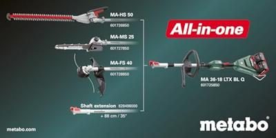 Metabo Multifunctionele aandrijving "ma 36-18 ltx bl q" van battery multifunctional d ma 36-18 ltx bl q