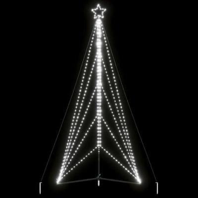 VidaXL Led-kerstboom 615 leds koud wit 404,5 cm VidaXL Led-kerstboom 615 leds koud wit 404,5 cm
