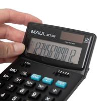 Maul bureaurekenmachine MCT 500, Check & Correct, zwart - thumbnail