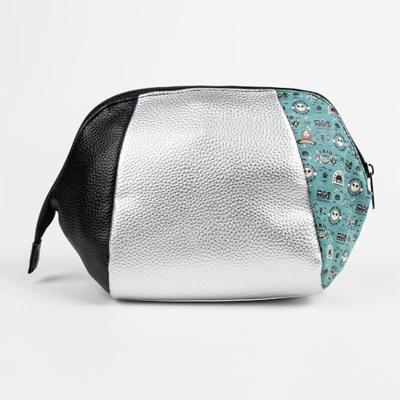 Nightmare Before Christmas Make Up Bag Jack & Sally Patchwork Nightmare Before Christmas Make Up Bag Jack & Sally Patchwork