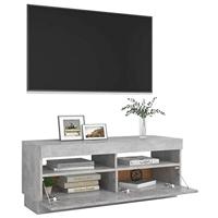 Tv-meubel met LED-verlichting 100x35x40 cm betongrijs - thumbnail