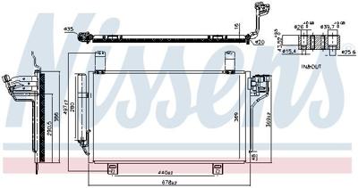 Condensor, airconditioning ** FIRST FIT ** 941202