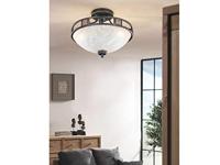 Trio Plafondlamp AntiekSeries 6081 42cm bronsbruin - 608100324 - thumbnail