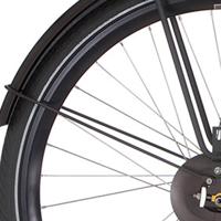 Cortina spatbordstang achter 28 speed demitasse matt - thumbnail