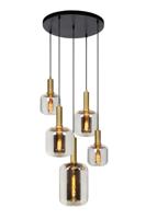 Lucide JOANET - Hanglamp - Ø 66 cm - 2xE27 - Fumé - thumbnail