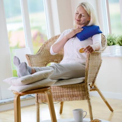 Sissel Cherry Kersenpitkussen 23x26cm Blauw