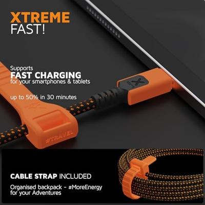 USB-kabel Xtorm CXX2003 Oranje - thumbnail