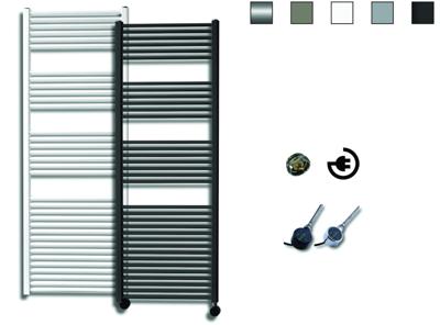 Elektrische Design Radiator Sanicare Plug En Play 172 x 60 cm Mat Zwart Thermostaat Chroom 1127 Watt Sanicare Elektrische Design Radiator Sanicare Plug En Play 172 x 60 cm Mat Zwart Thermostaat Chroom 1127 Watt Sanicare